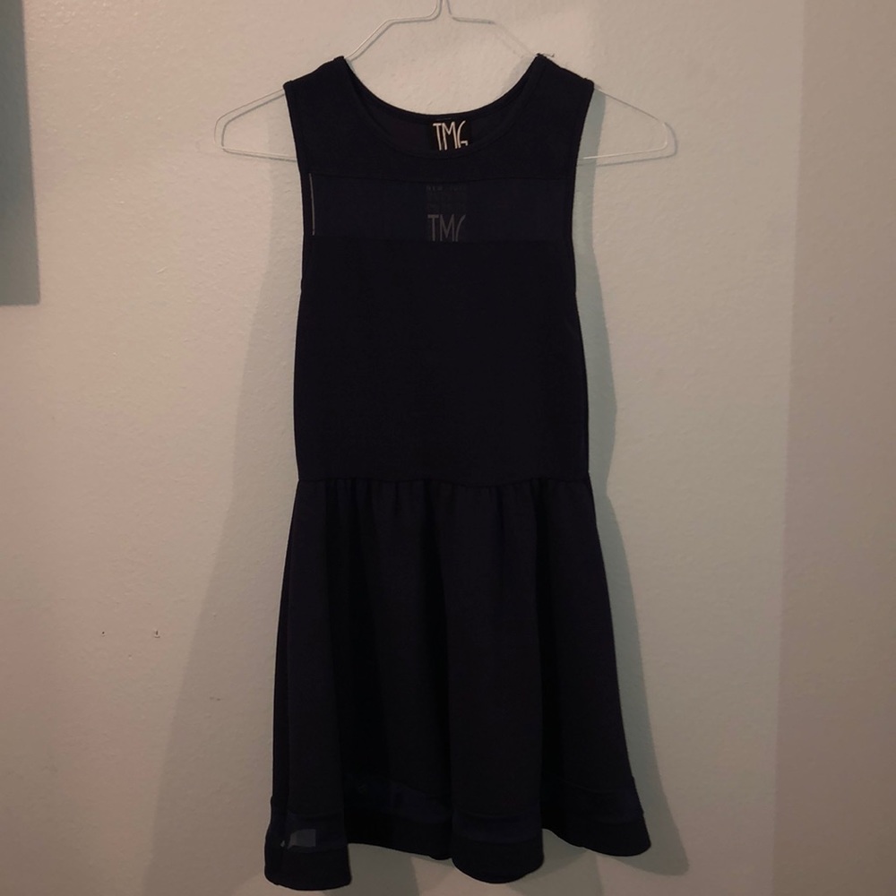 Navy blue dress